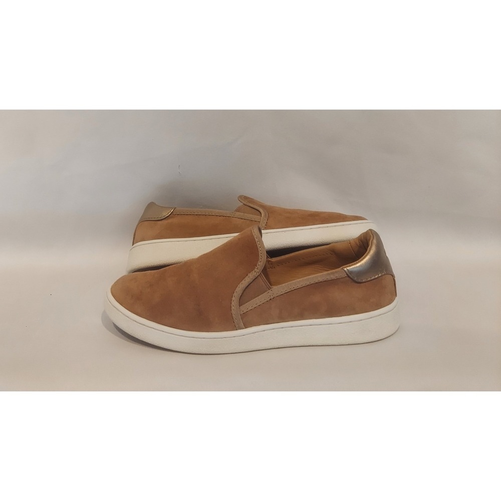 Ugg Womens Chestnut Brown Cas Suede Slip-On Loafers Flats Sneakers Size 7